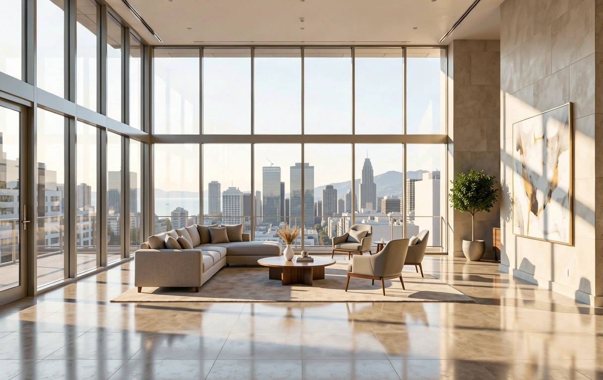 Modern residential living space